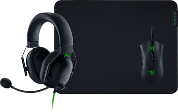 Razer Battle Bundle- Blackshark v2 Headset + DeathAdder V2 Mouse +  Gigantus Mousepad